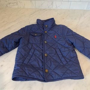 Polo Ralph Lauren navy quilted coat 24 months